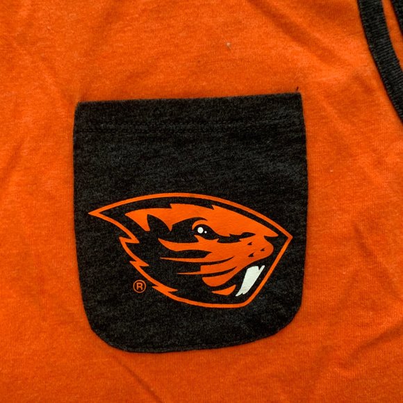 Retro OSU Beavers Lightweight Tank Top. Medium. Colosseum. - Picture 2 of 6